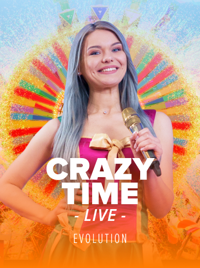 EZ777 Crazy Time live game-show arena showcasing vibrant neon-lit action and magnetic hosts
